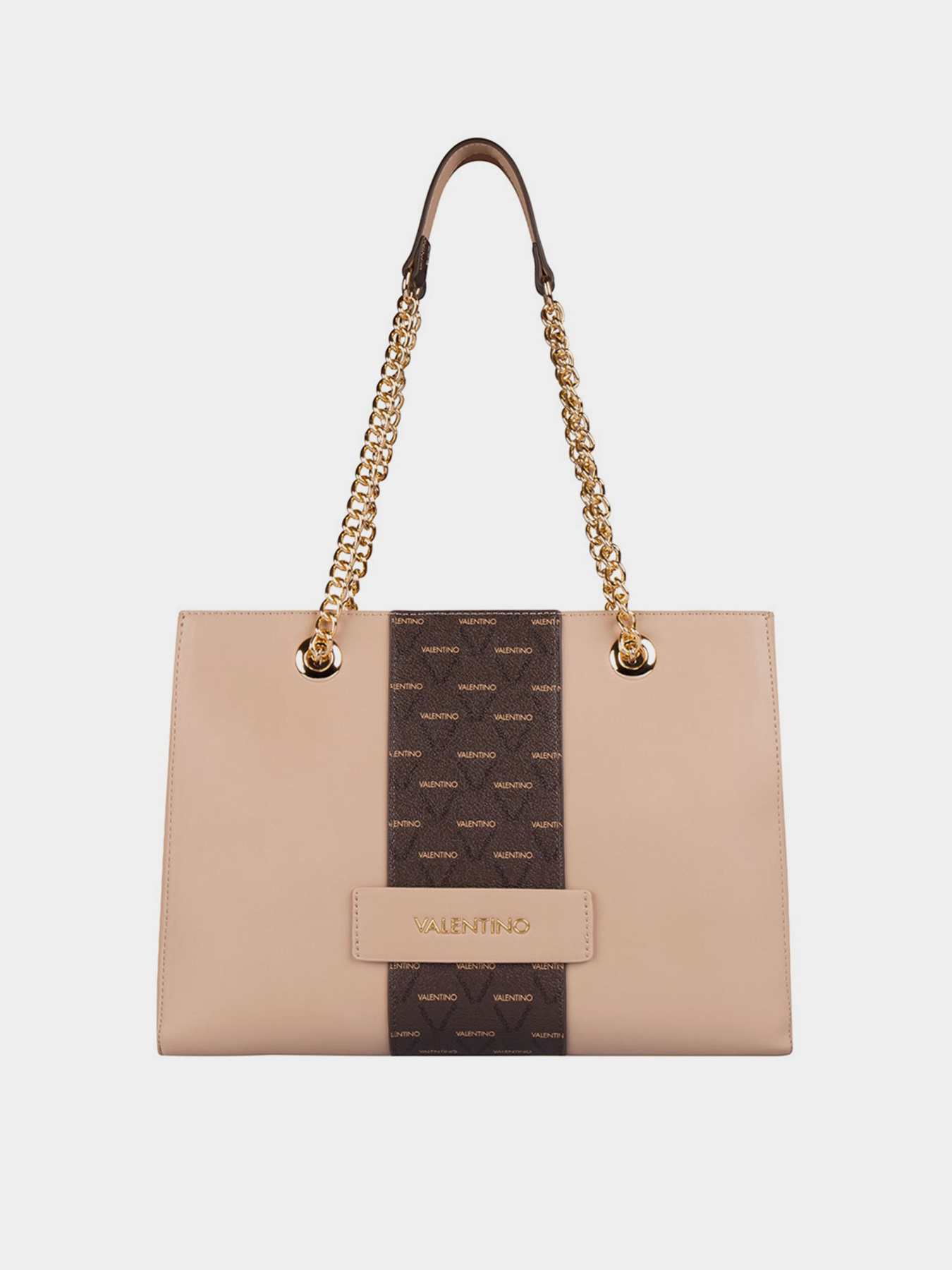 Сумка Valentino Liquorice Tote модель VBS5YG01 BEIGE/MULTICOLOR Фото