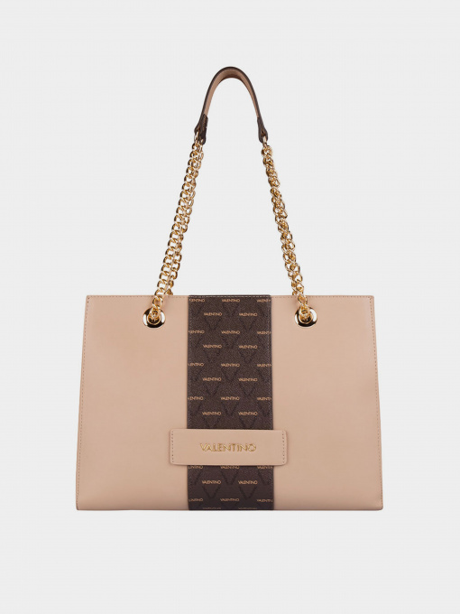 Сумка Valentino Liquorice Tote модель VBS5YG01 BEIGE/MULTICOLOR Фото