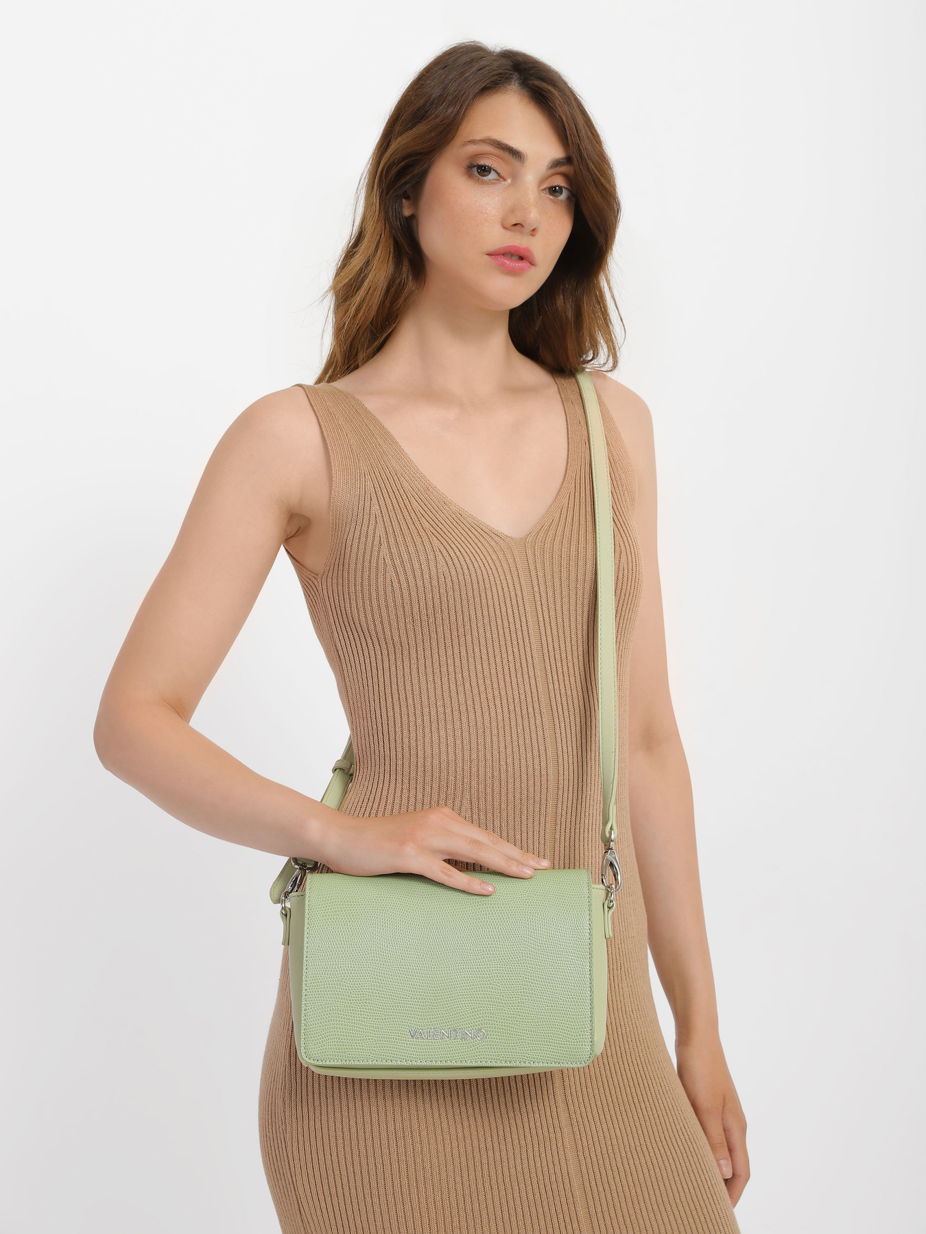 Кросс-боди Valentino Amaro модель VBS5WM04 ALOE Фото