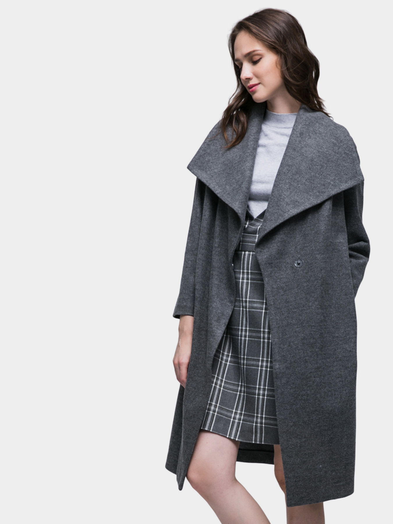 Пальто Vero Moda модель 317133501E90_сірий Фото