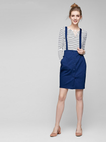 Юбка мини Vero Moda модель 317137501J3Z_т.синій Фото