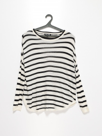 Лонгслив Vero Moda модель 117118336A10_чорний з білим Фото