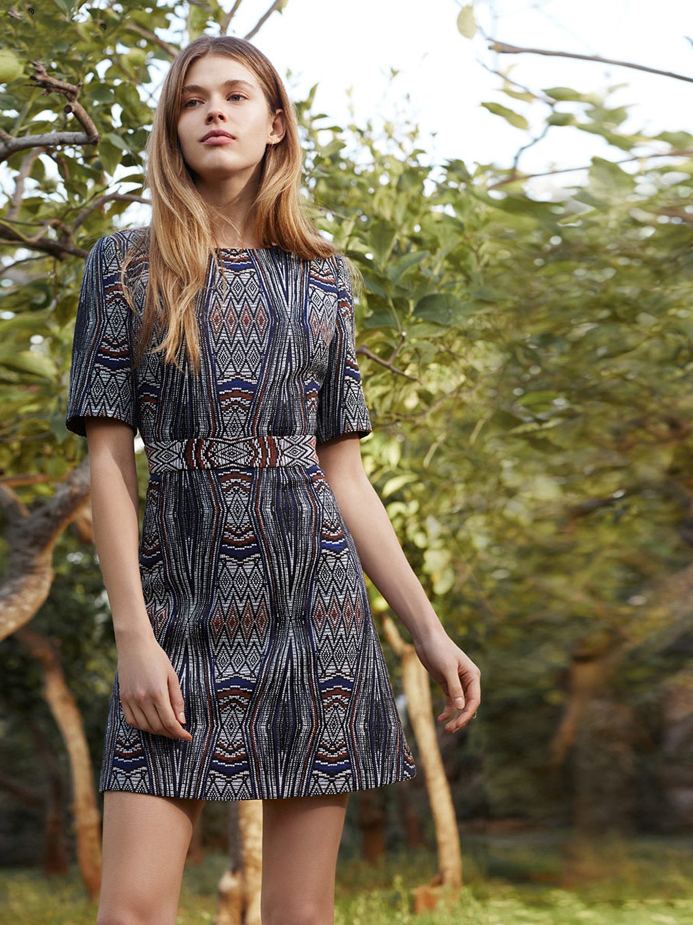 Платье мини Vero Moda модель 31716Z508E39_комб. Фото