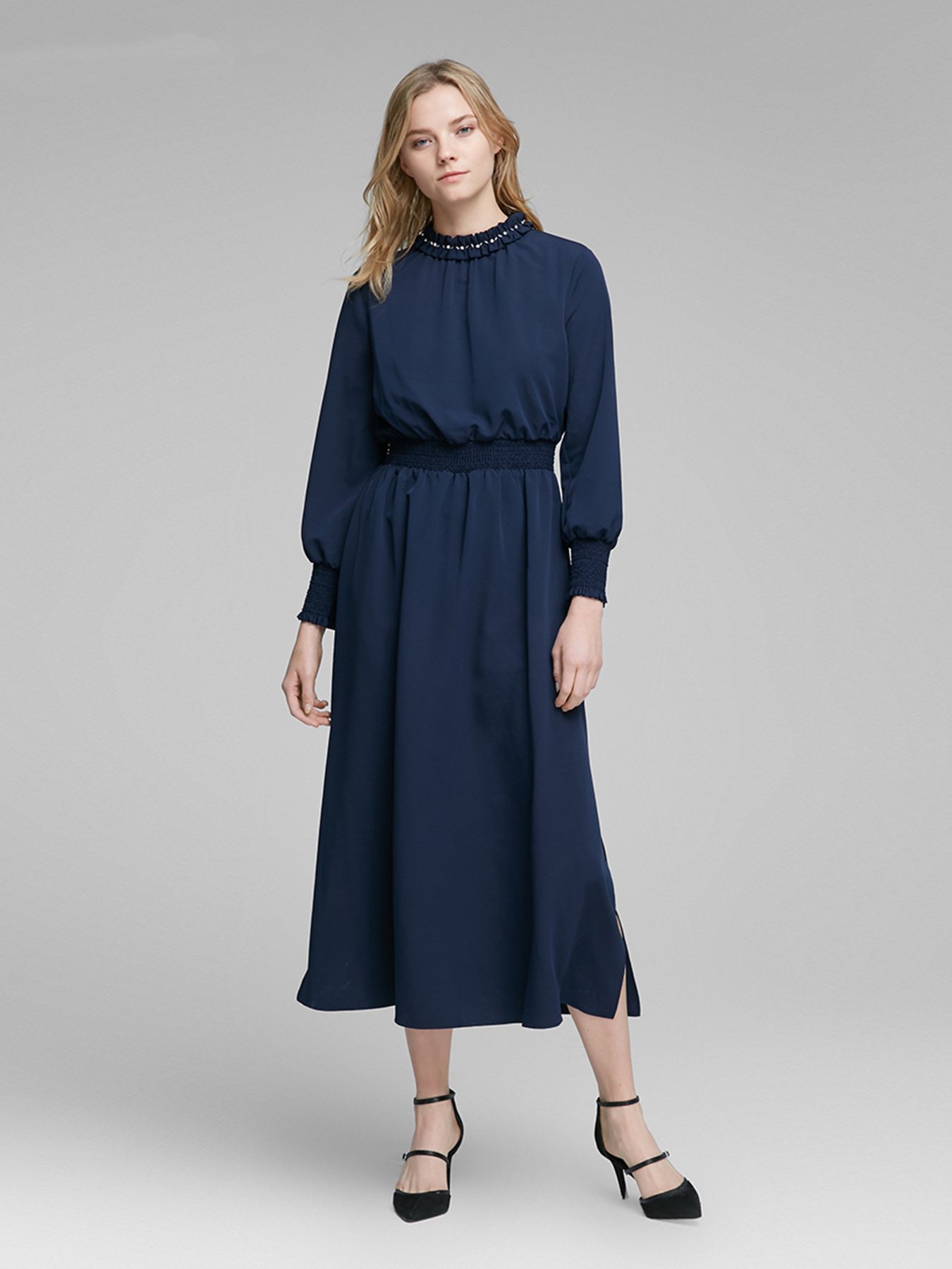 Платье макси Vero Moda модель 31717D505E39_т.синій Фото