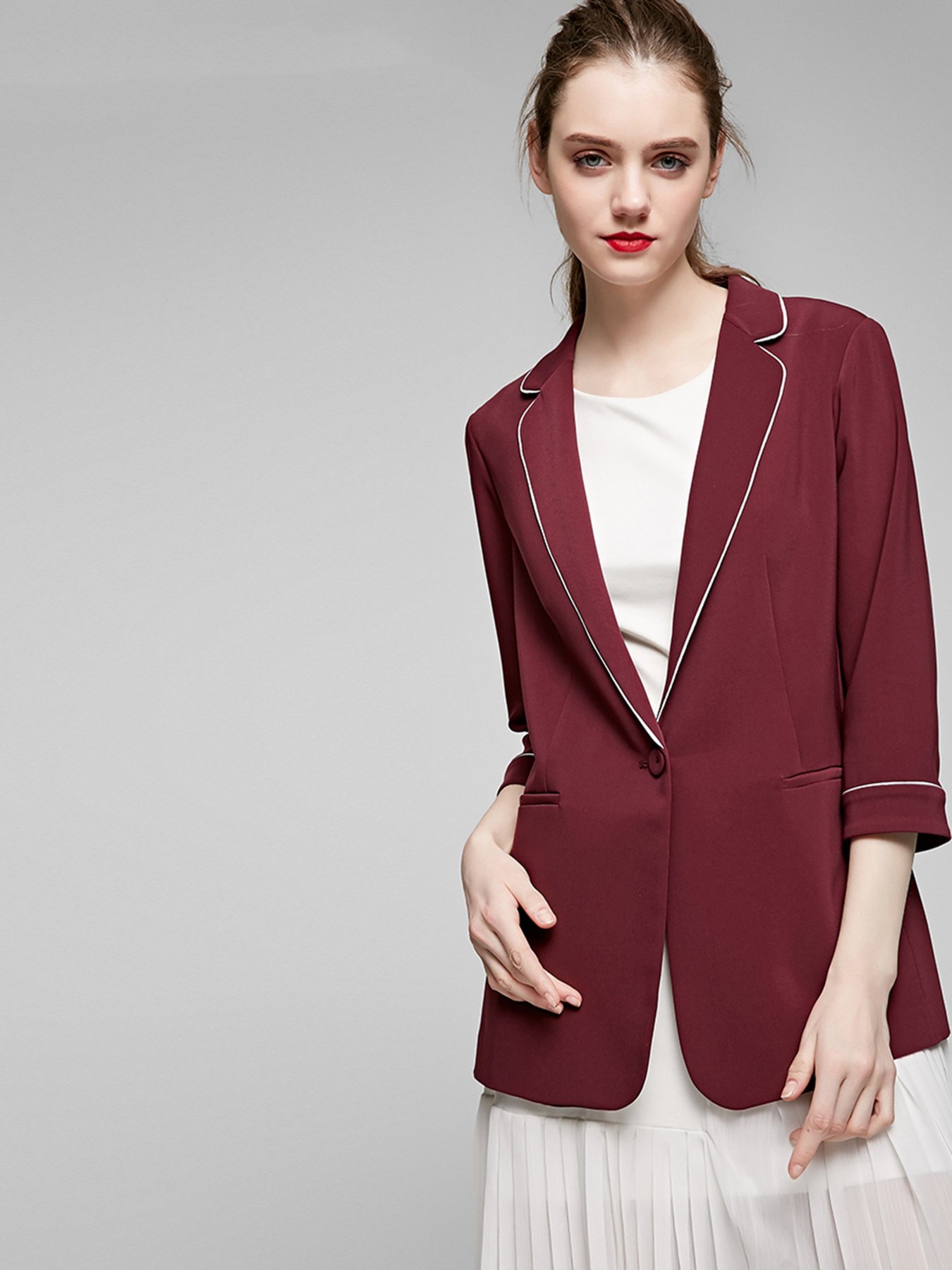 Піджаки Vero Moda модель 317208514E17_т.бордовий Фото