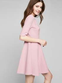 Платье миди Vero Moda модель 31726Z502E16_рожевий Фото