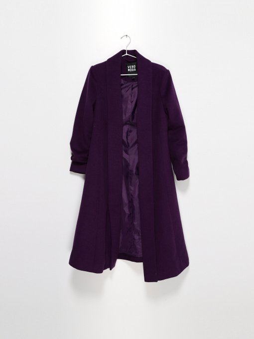 Пальто Vero Moda модель 216327553092_фіолетовий Фото