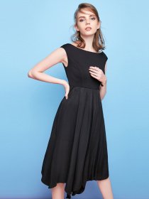 Сукня міді Vero Moda модель 31727A524E40_чорний Фото