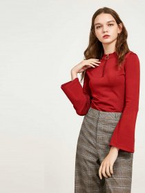 Джемпер Vero Moda модель 317324525F15_бордовий Фото