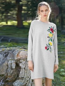 Платье мини Vero Moda модель 317346527S69_с.сірий комб. Фото