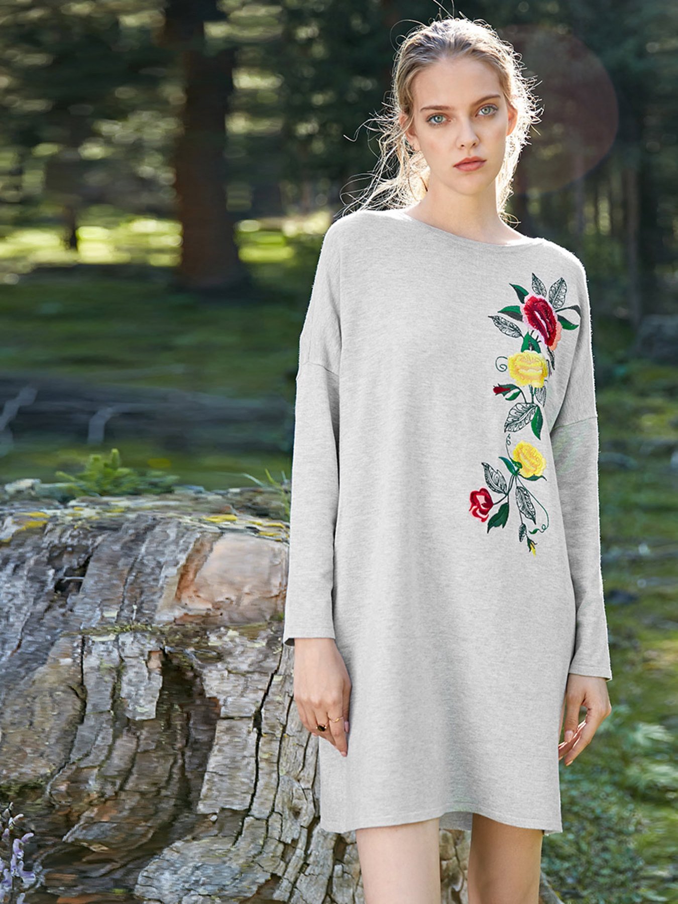 Платье мини Vero Moda модель 317346527S69_с.сірий комб. Фото