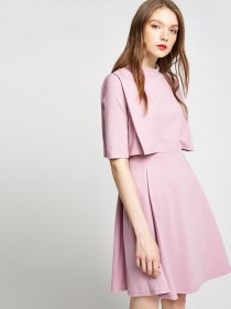 Платье миди Vero Moda модель 317361501E16_с.рожевий Фото