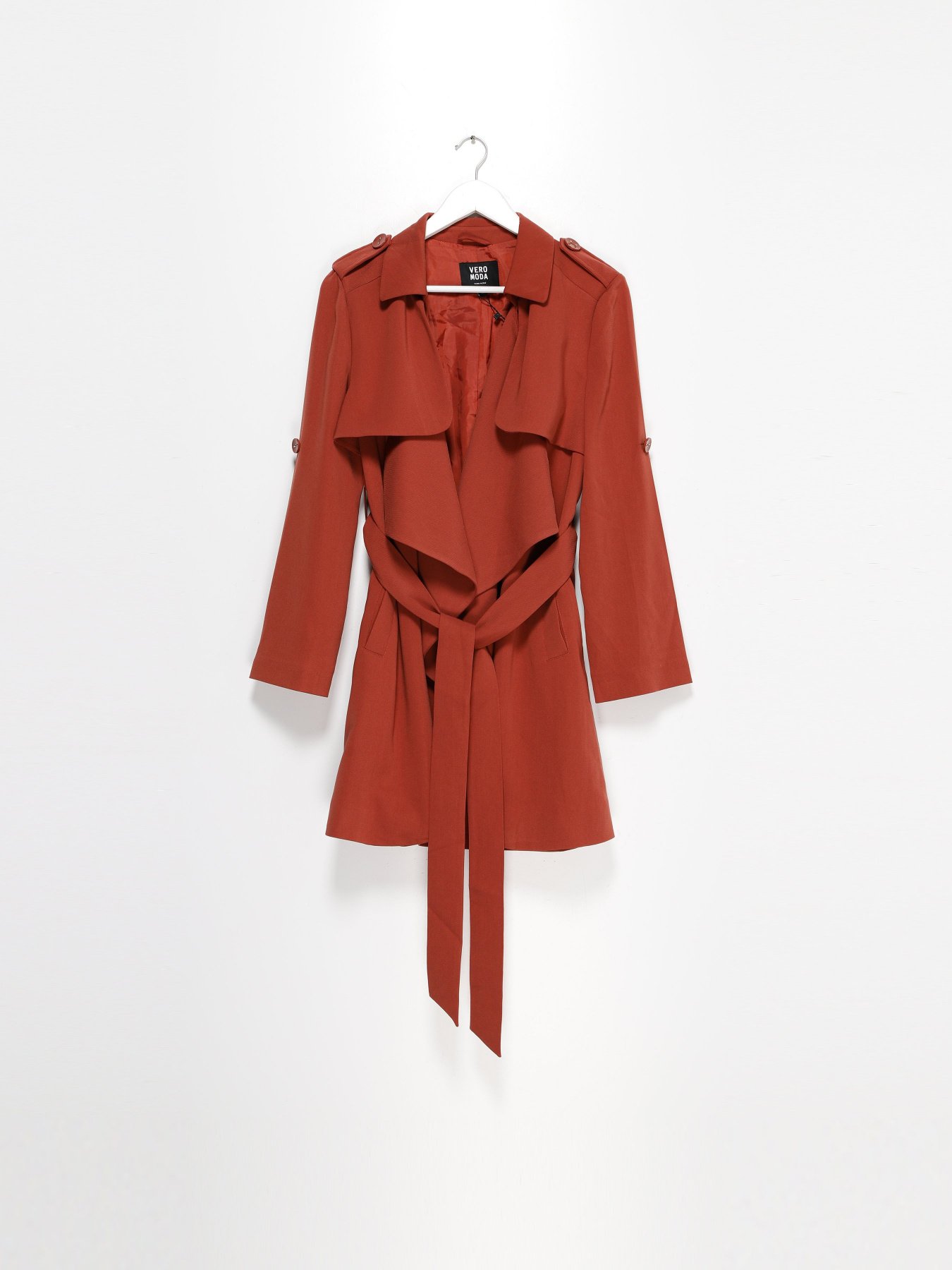 Плащ Vero Moda модель 315321017071_коричневий Фото