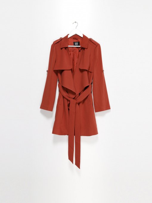 Плащ Vero Moda модель 315321017071_коричневий Фото