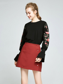 Спідниця міні Vero Moda модель 31741G507E13_коричневий Фото