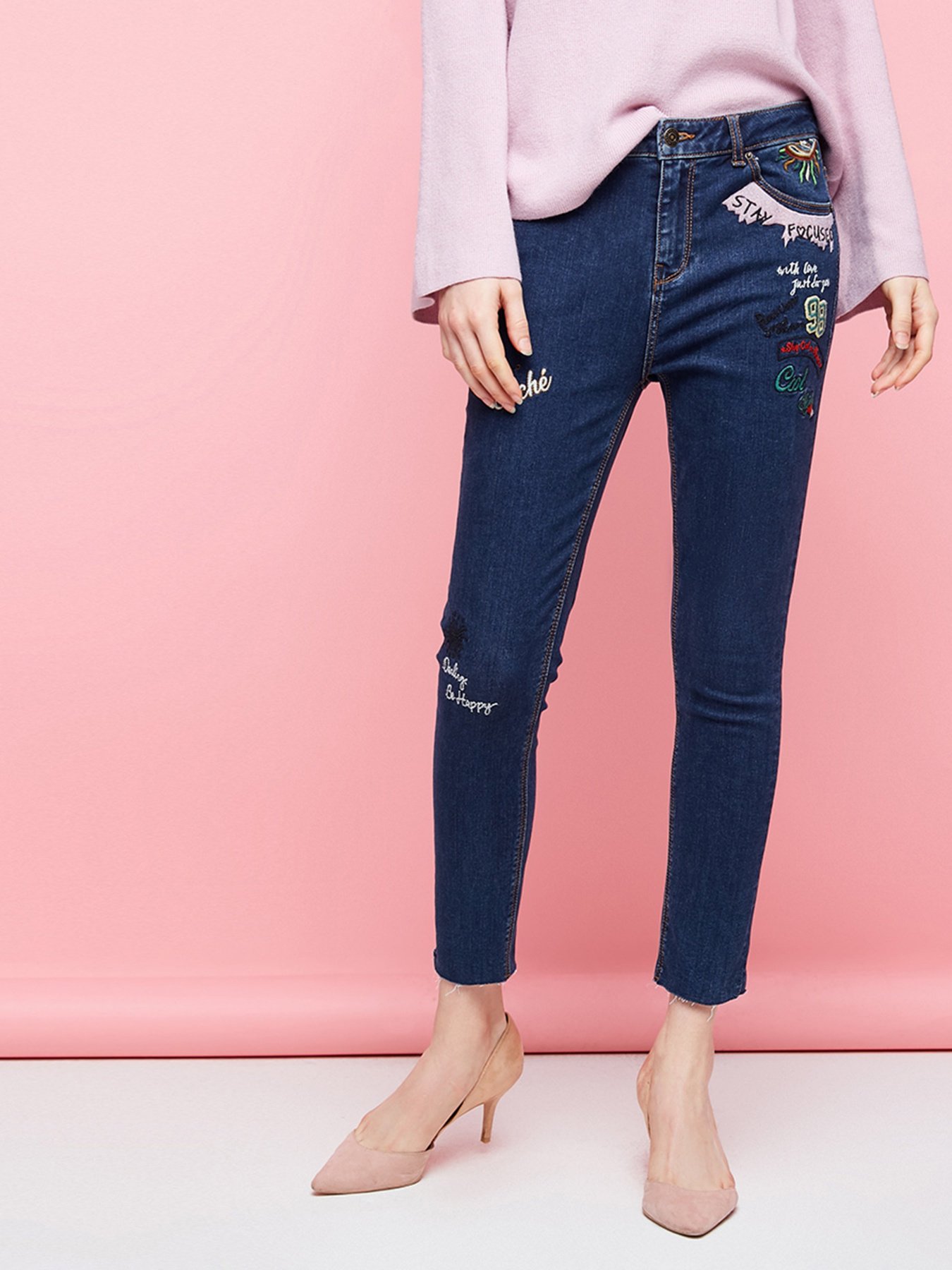 Джинсы Vero Moda модель 31746I503J39_т.синій комб. Фото