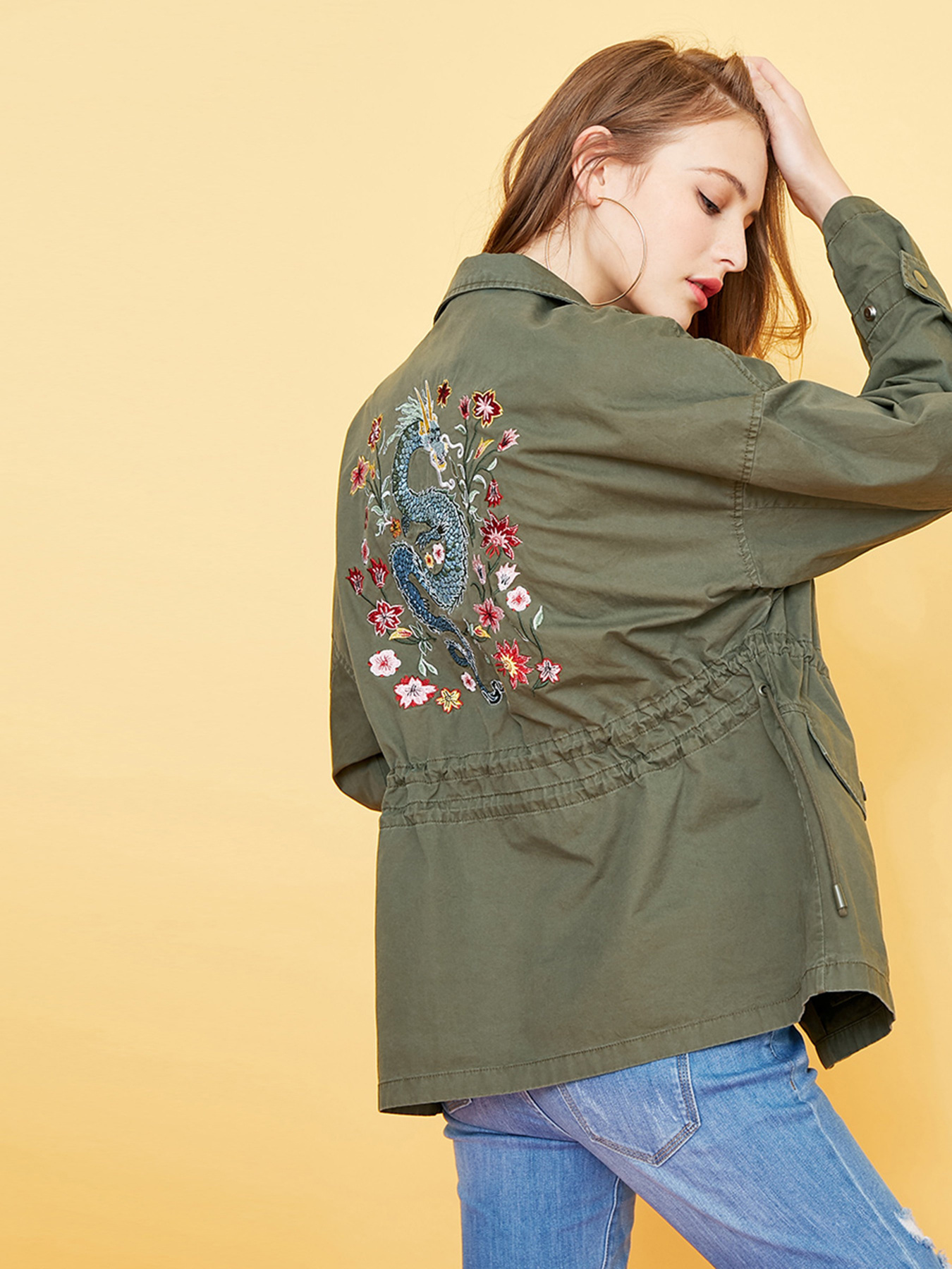 Демісезонна куртка Vero Moda Модель 318117517E05_хакі комб. Фото