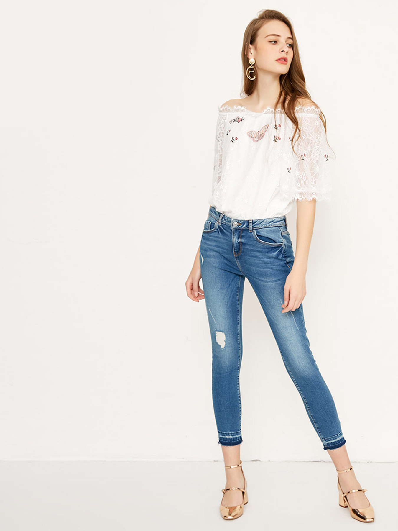 Скинни джинсы Vero Moda модель 318149553J3B_синій Фото