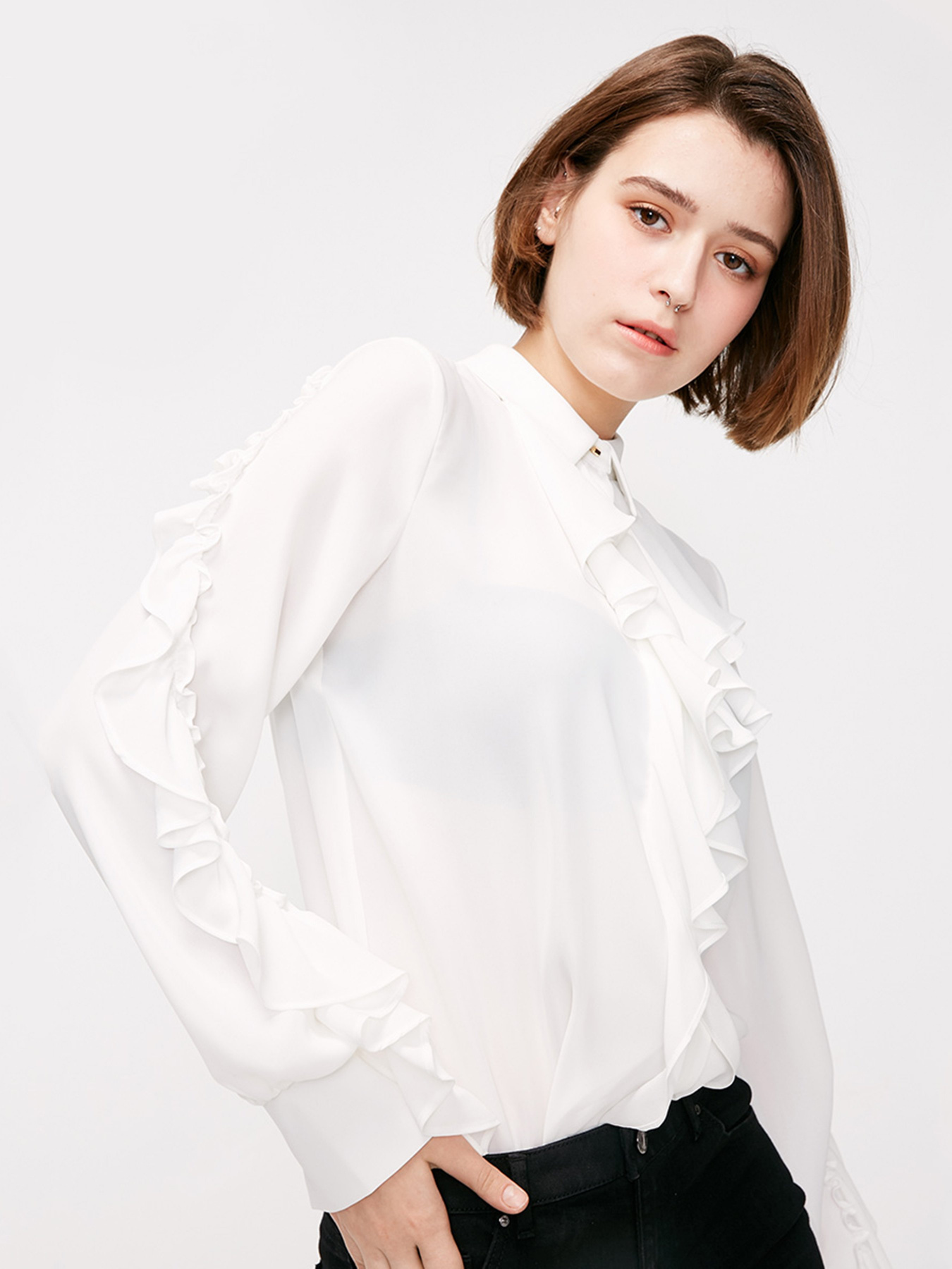 Сорочки Vero Moda модель 319105506S85_білий Фото