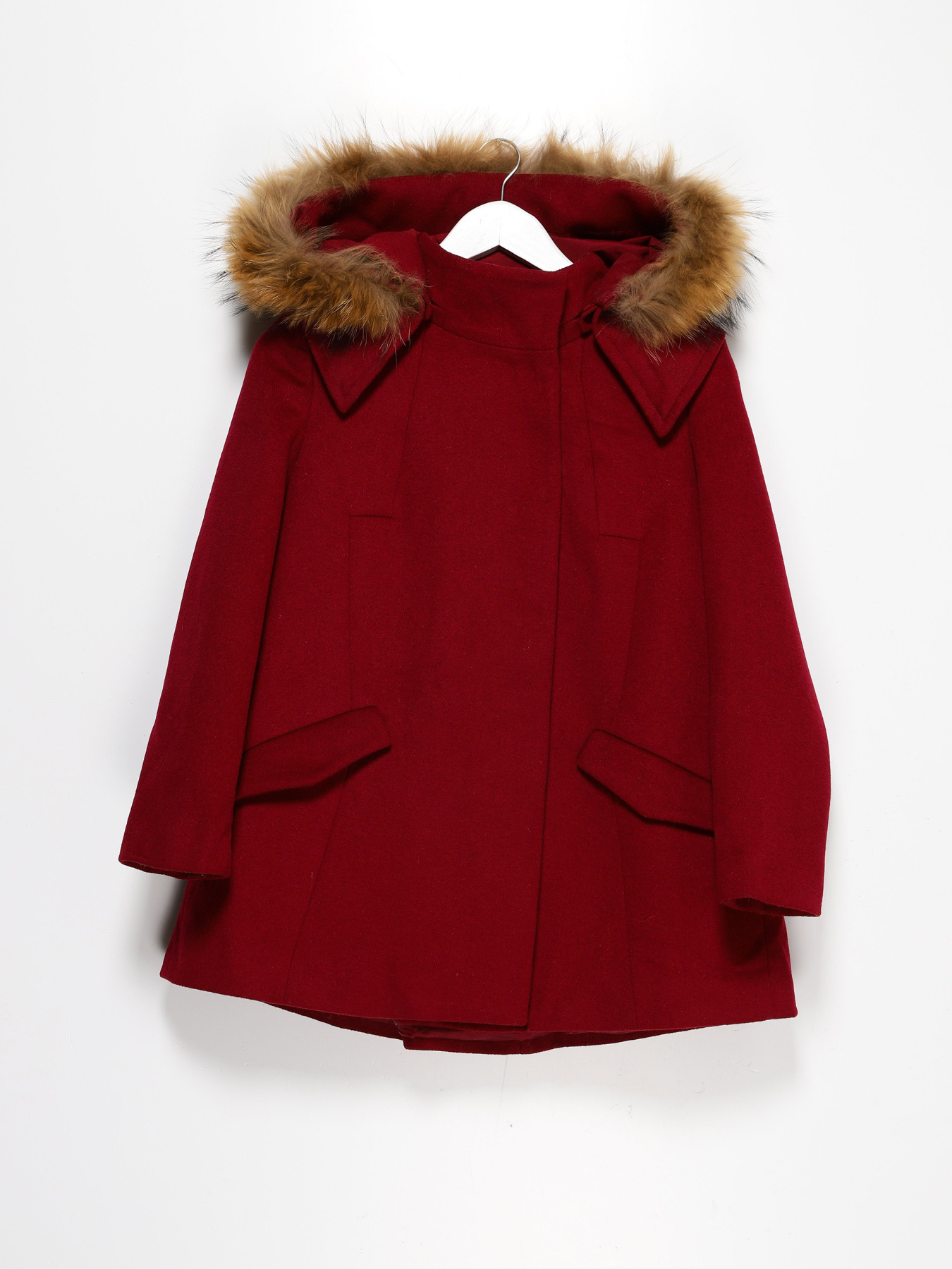 Пальто Vero Moda модель 315327041073_бордовий Фото