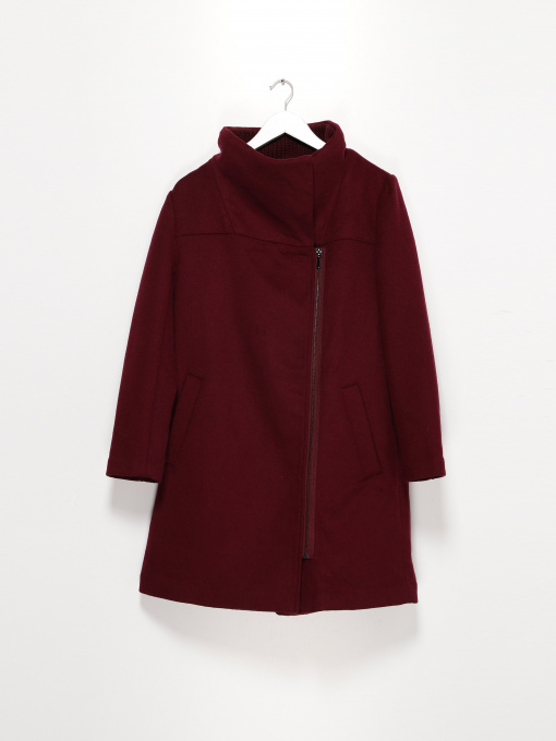 Пальто Vero Moda модель 315327043092_т.бордовий Фото