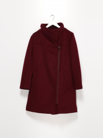 Пальто Vero Moda модель 315327043092_т.бордовий Пальто Vero Moda модель 315327043092_т.бордовий Фото