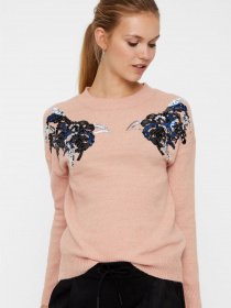 Джемпер Vero Moda модель 10201627_с.персиковий комб. Фото