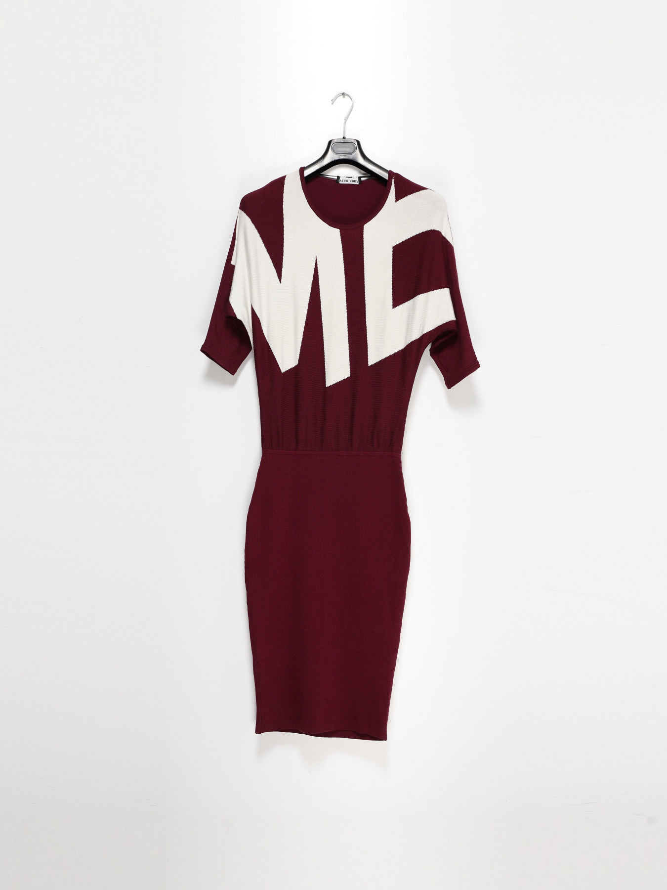 Платье миди Vero Moda модель 315346015092_пурпурний з білим Фото