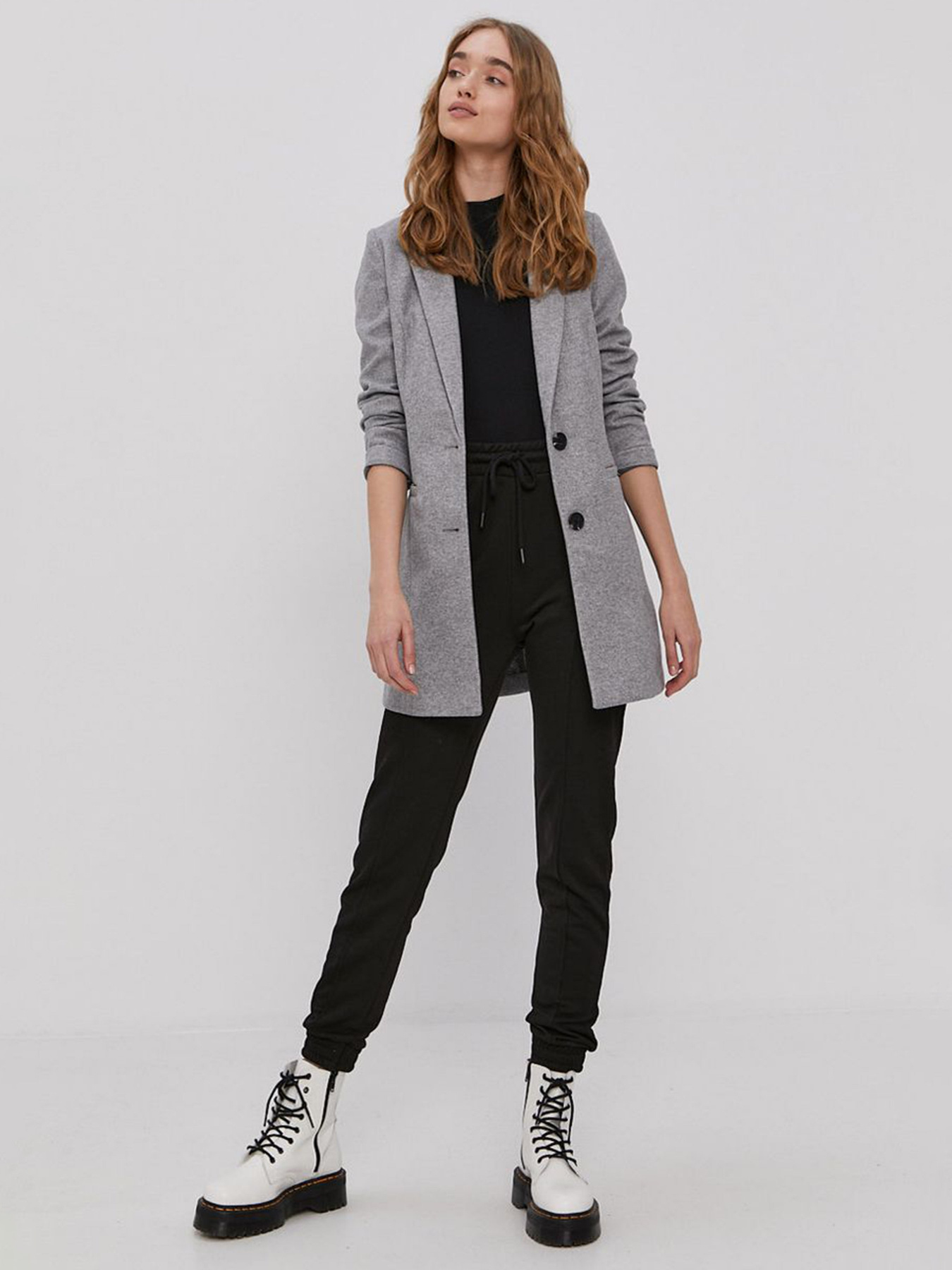 Пальто Vero Moda модель 10244738_сірий Фото