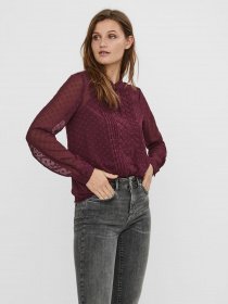 Блуза Vero Moda модель 10249321_бордовий Фото