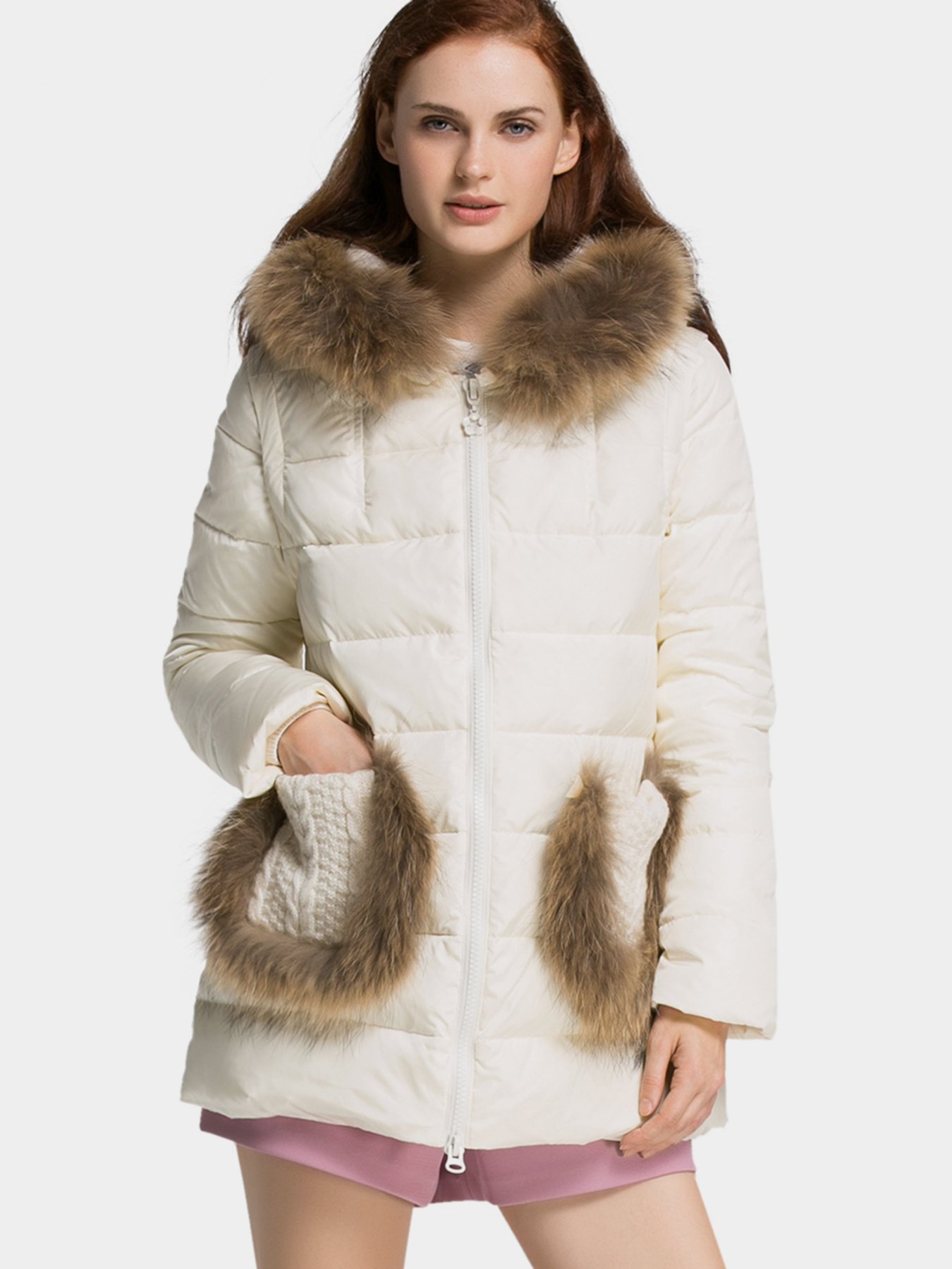 Пуховик Vero Moda Модель 315312024020_білий Фото