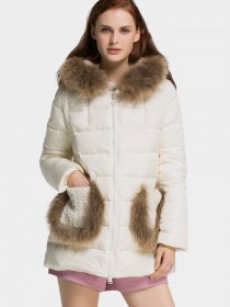 Пуховик Vero Moda модель 315312024020_білий Фото