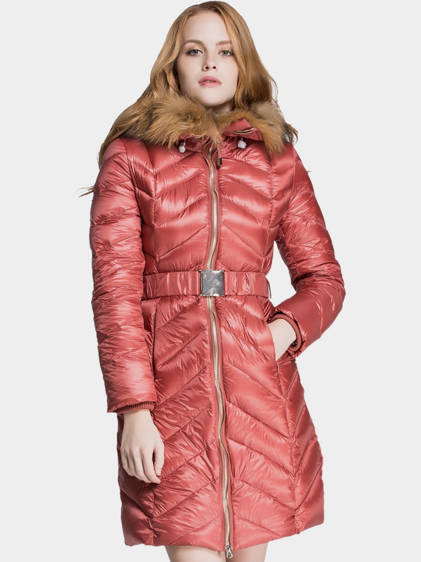 Пуховик Vero Moda модель 315312025072_т.рожевий Фото