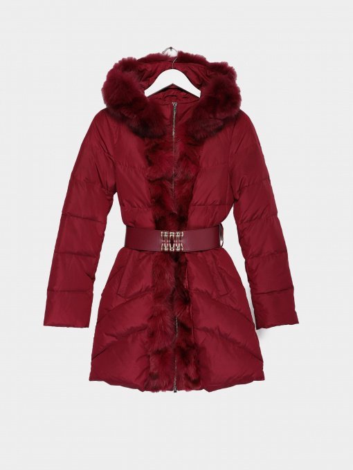 Пуховик Vero Moda Модель 315312034073_бордовий Фото