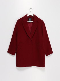 Пальто Vero Moda модель 315327010073_бордовий Фото