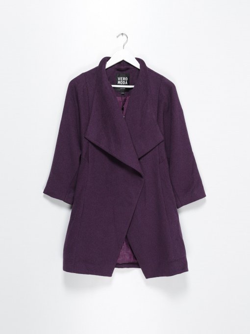 Пальто Vero Moda модель 3153270120981_фіолетовий Фото