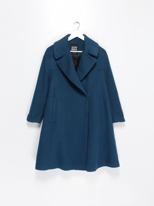 Пальто Vero Moda модель 315327015036_т.бірюзовий Фото