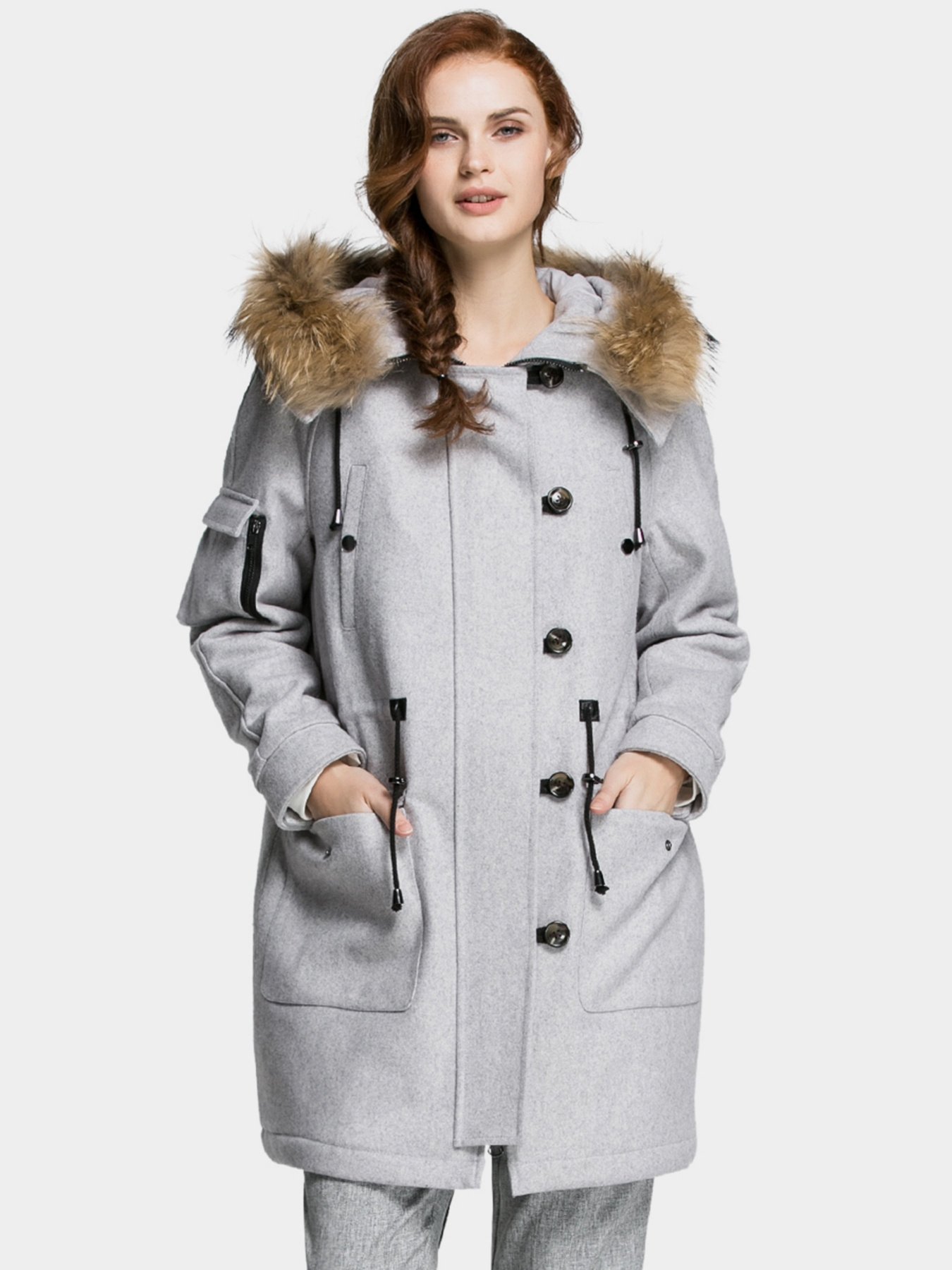 Парка Vero Moda модель 315327017104_сірий Фото