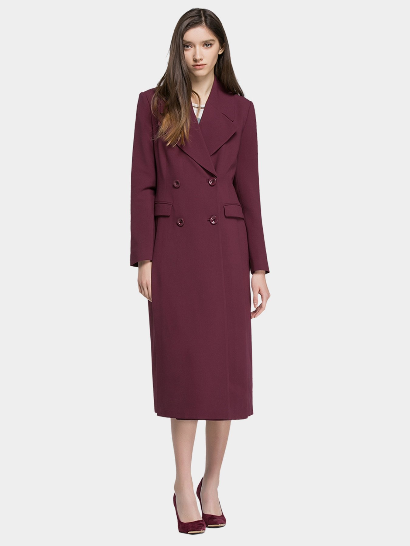 Пальто Vero Moda модель 316121003092_фіолетовий Фото