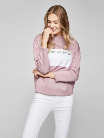 Свитшот Vero Moda модель 317102504E16_рожевий комб. Фото