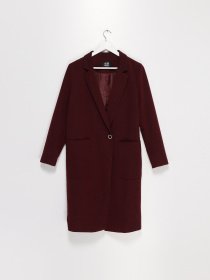 Пальто Vero Moda модель 317108506E16_бордовий Фото