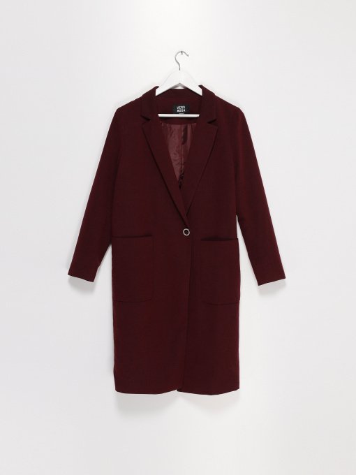Пальто Vero Moda модель 317108506E16_бордовий Фото