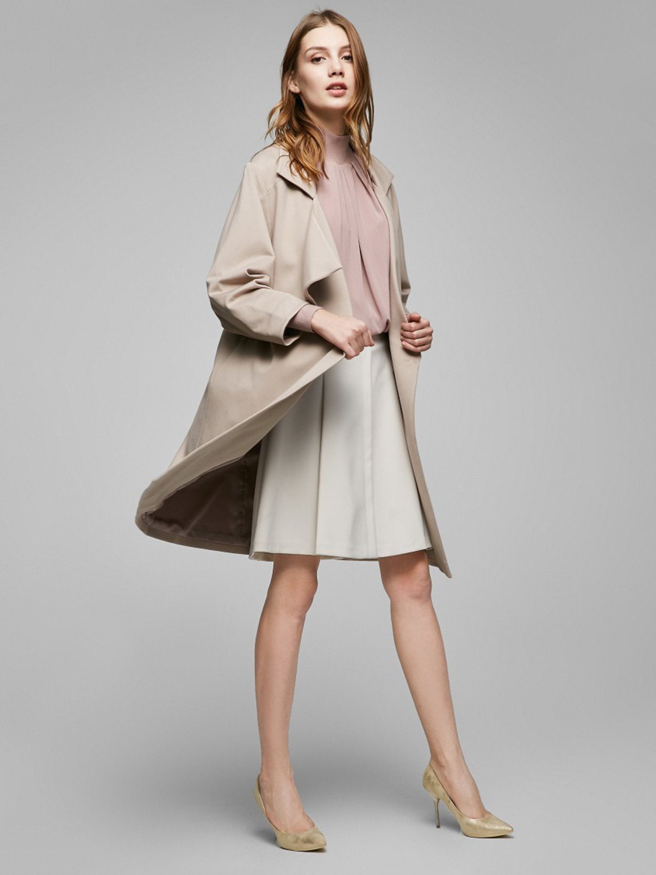 Пальто Vero Moda модель 317133509E12_с.бежевий Фото