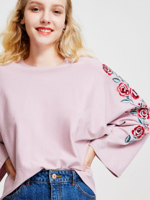 Джемпер Vero Moda модель 317424519C22_рожевий комб. Фото