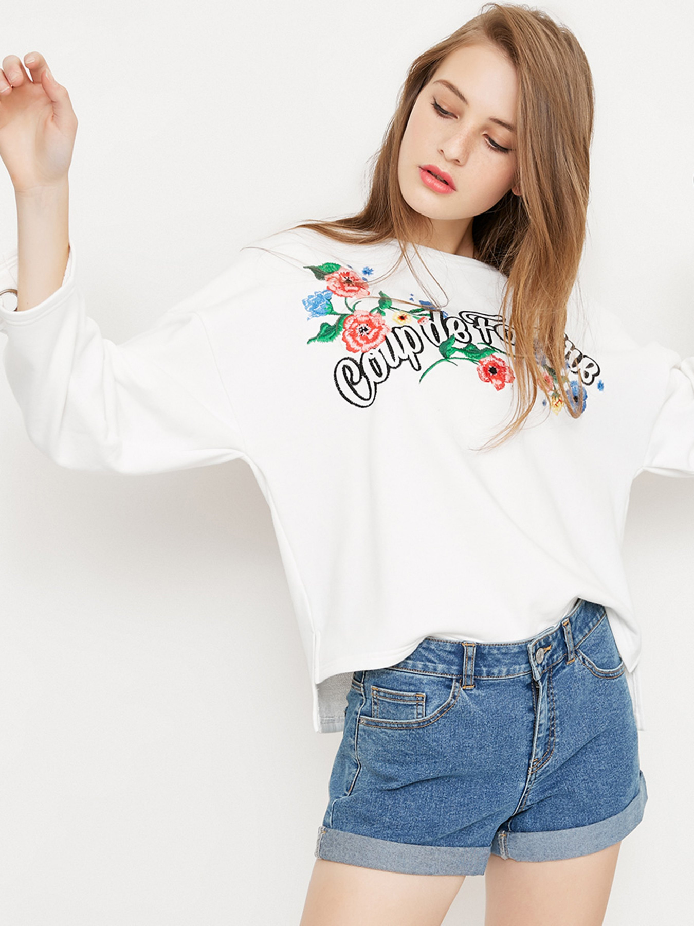 Лонгслів Vero Moda модель 318133504S85_білий комб. Фото