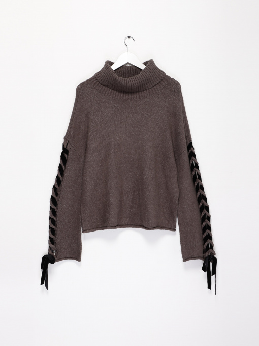 Светр Vero Moda Модель 318313506E90_т.сірий з чорним Фото