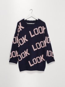 Джемпер Vero Moda модель 318413566E39_т.синій з с.рожевим Фото