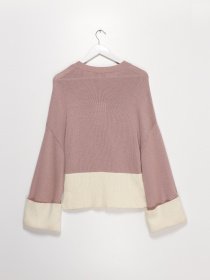 Джемпер Vero Moda модель 318413578C15_с.бузковий з кремовим Фото