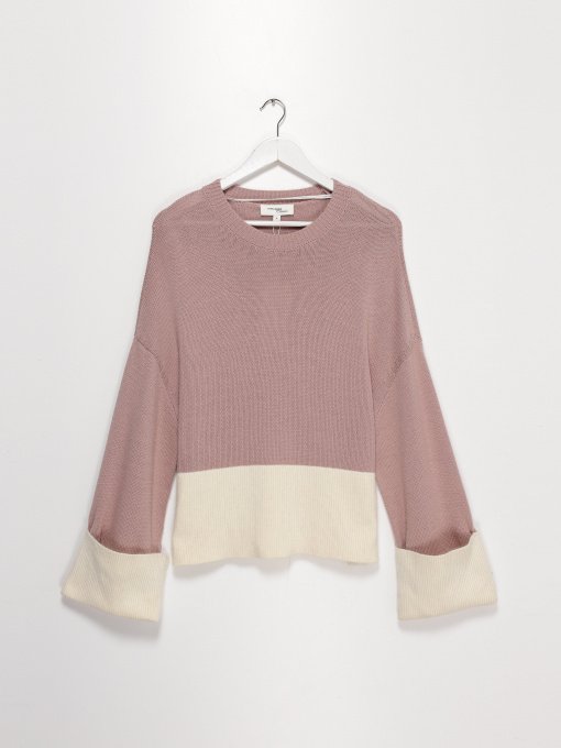 Джемпер Vero Moda модель 318413578C15_с.бузковий з кремовим Фото