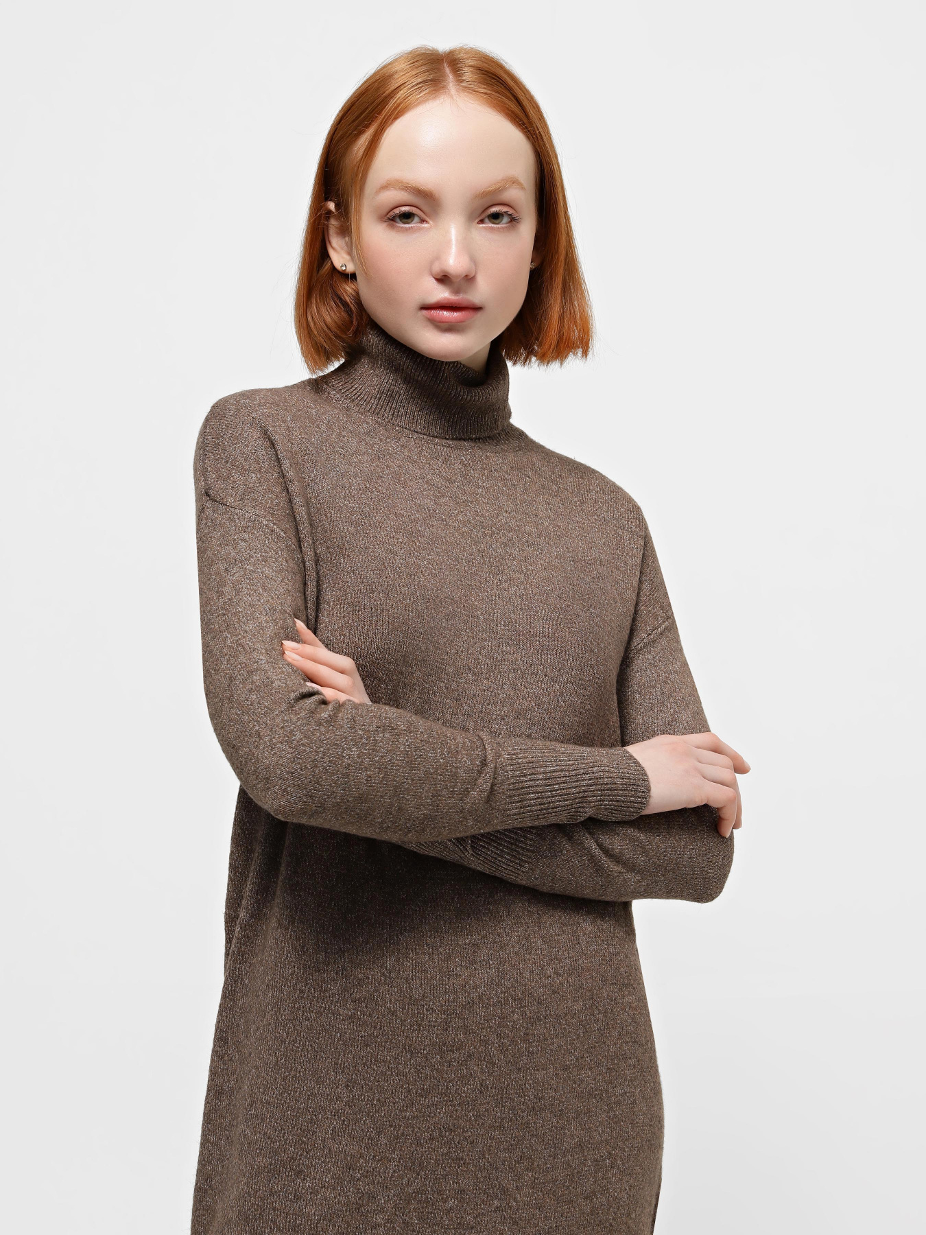 Платье мини Vero Moda модель 10199744_Brown Lentil Платье мини Vero Moda модель 10199744_Brown Lentil Фото